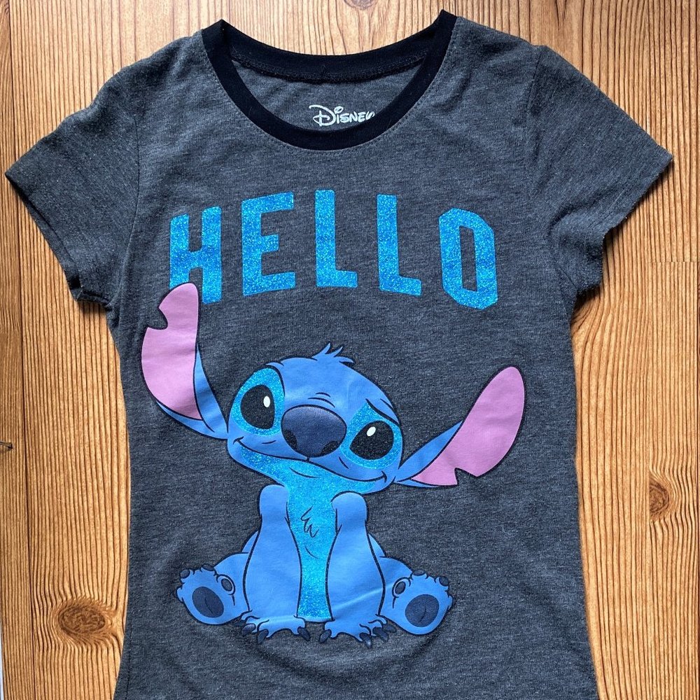 Disney Hello Stitch Tee Size Medium 7/8